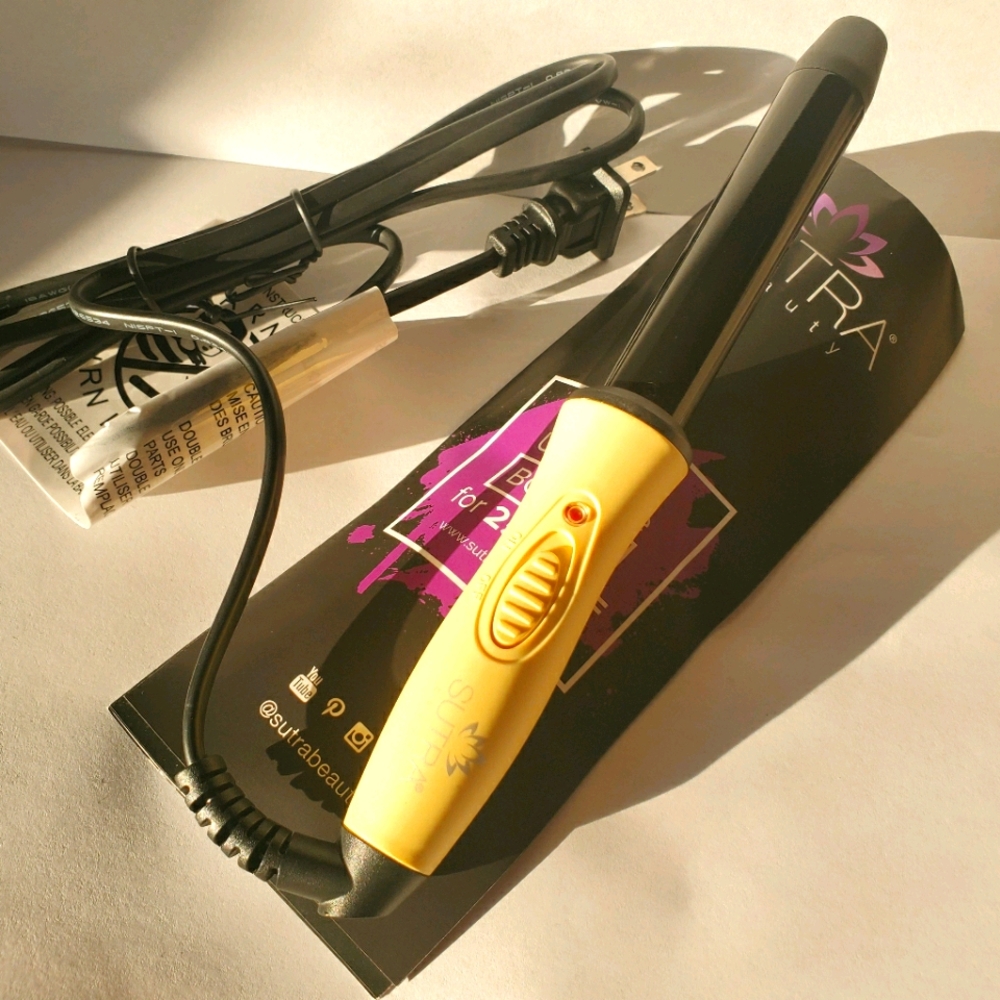 Sutra Beauty mini ceramic curling iron w/ …
